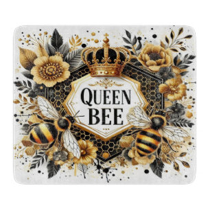 Cute Queen Bee Cutting Board