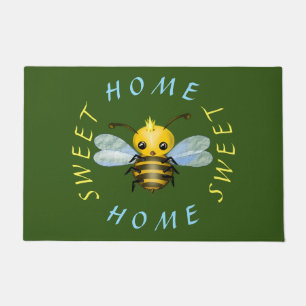 Cute Queen Bee Doormat - Customisable