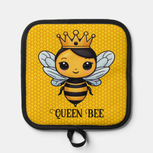 Cute Queen Bee Personalise Pot Holder