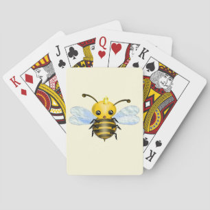 Cute Queen Bee Playing Cards