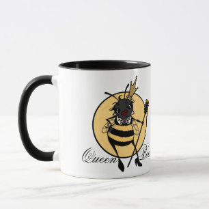 CUTE QUEEN BEE RINGER MUG