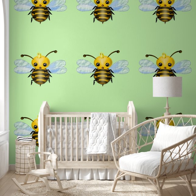 Cute Queen Bee Wallpaper (Kids)