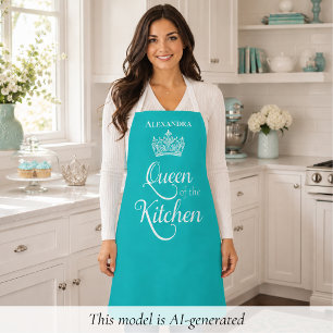 Cute Queen of the Kitchen Apron