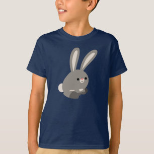 Cute Quiet Cartoon Rabbit Children T-Shirt
