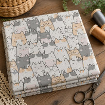 Cute Quirky Cat Pattern