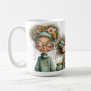 CUTE QUIRKY LITTLE IRISH GIRLS  COFFEE MUG