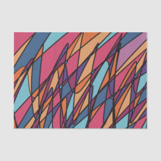 Cute & Quirky Ocean Waves Abstract Illustration Tissue Paper
