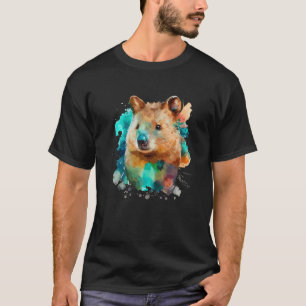 Cute Quokka for kangaroo Colorful pop T-Shirt