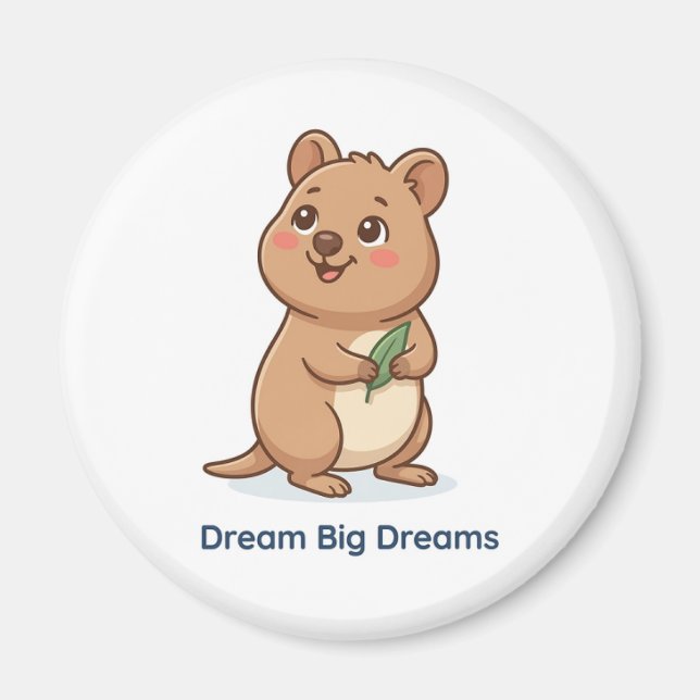 Cute quokka inspiring magnet (Front)