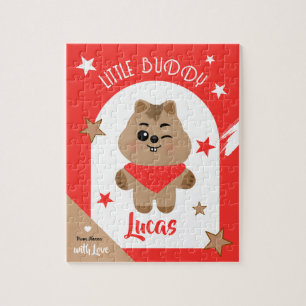 Cute Quokka Little Buddy Personalised Design Jigsaw Puzzle