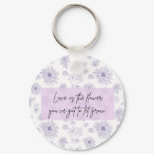 Cute Quote Keychain