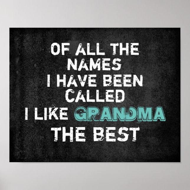 cute quote poster humour custom text (Front)
