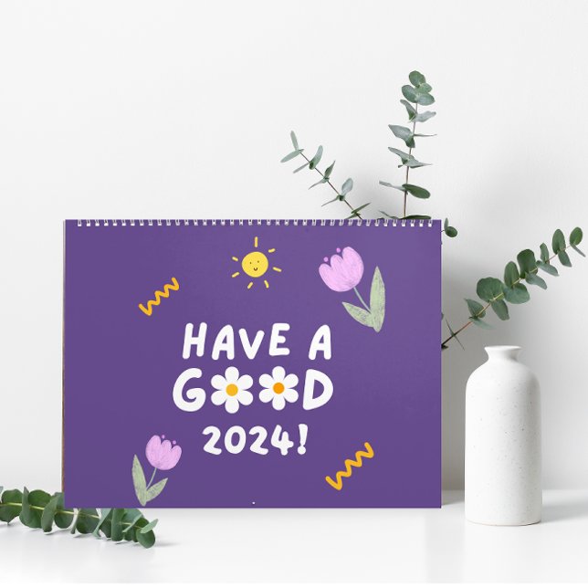 Cute quotes 2024 calendar (Creator Uploaded)