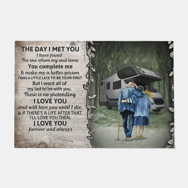 Cute Quotes Decor, Gift To Lover Doormat (Front)