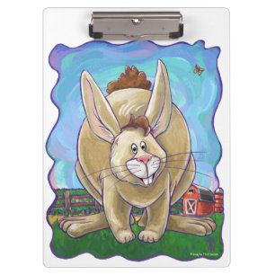 Cute Rabbit Animal Parade Clipboard
