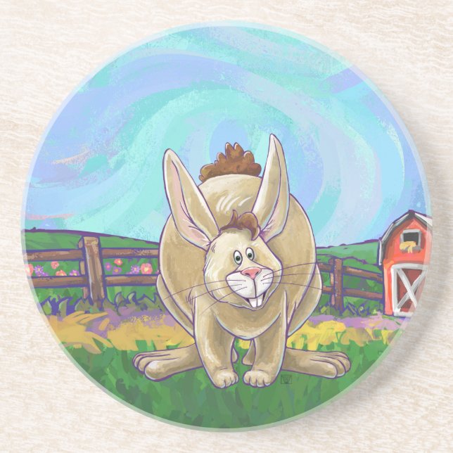Cute Rabbit Animal Parade Coaster (Front)