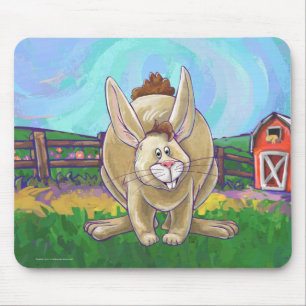 Cute Rabbit Animal Parade Mouse Mat