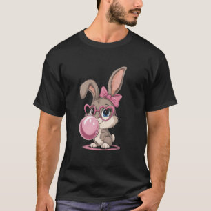 Cute Rabbit Bunny Bubblegum Bunny Easter Day Coque T-Shirt