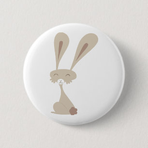 Cute Rabbit Button