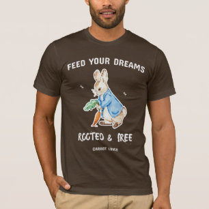 Cute Rabbit Carrot Lover T-Shirt Feed Your Dream