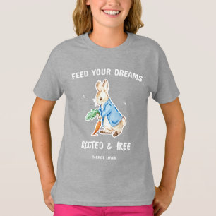 Cute Rabbit Carrot Lover T-Shirt Feed Your Dream