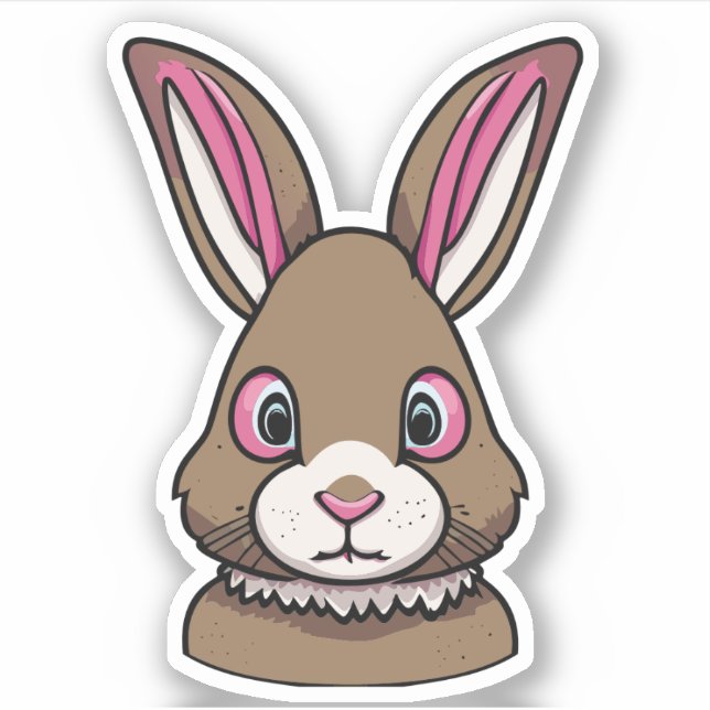 Cute Rabbit Cartoon Charactor (Front)