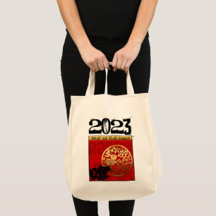 Cute Rabbit Chinese Year 2023 Zodiac Birthday GTB1 Tote Bag