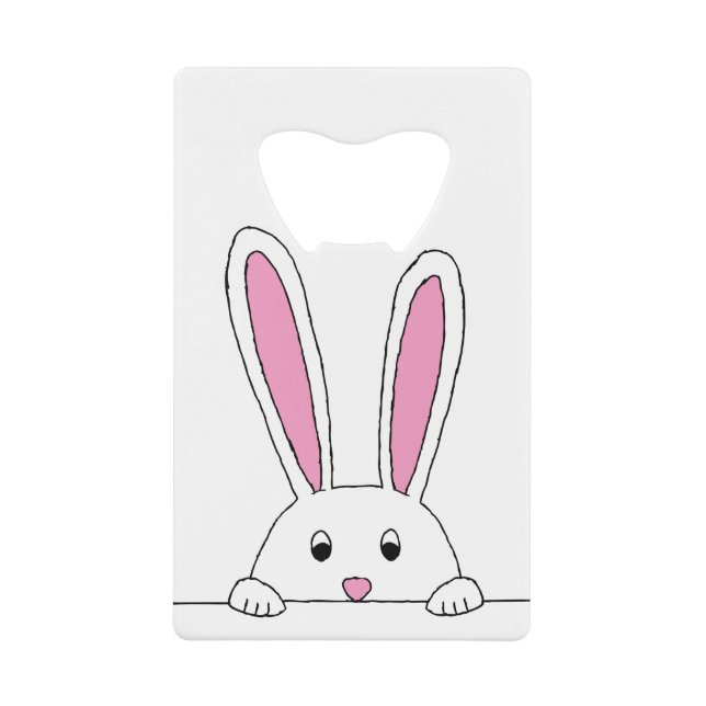 Cute Rabbit Clipart Peaking Cute Animals Bunny Art (Front)