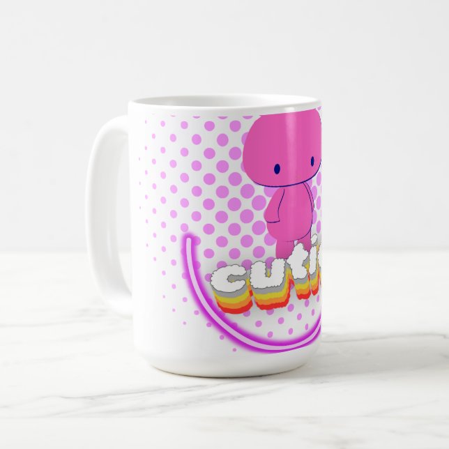 Cute Rabbit Coffee Mug (Front Left)