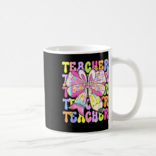 Cute Rabbit Coquette Pencil Easter Teacher Men Wom Coffee Mug