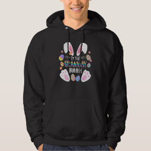 Cute Rabbit Ears I'm The Grammy Bunny Matching Eas Hoodie