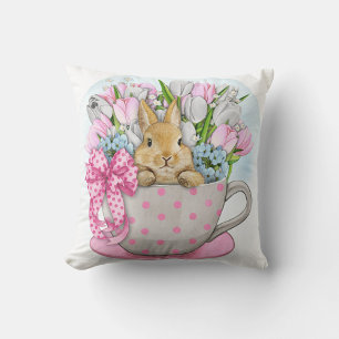 Cute Rabbit Flower Pot  Cushion
