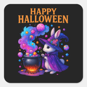 Cute Rabbit Halloween Stickers