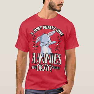 Cute Rabbit Lover Graphic Women Men Kids Bunny T-Shirt