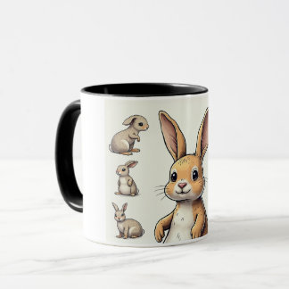 Cute rabbit mug that kids love