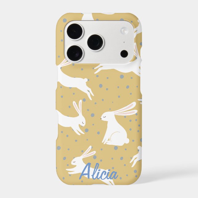 Cute Rabbit Pattern Design - Customisable (Back)