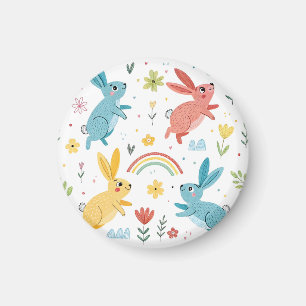 Cute Rabbit Pattern Magnet