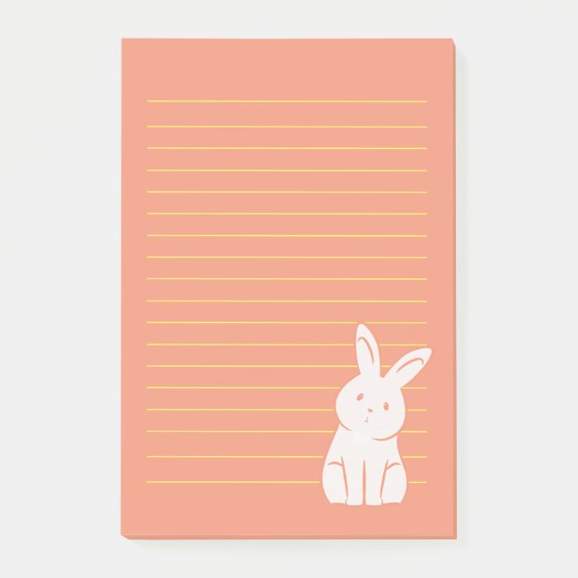 Cute Rabbit Post-it Notes (Front)