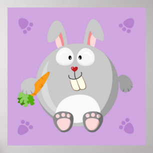 Cute Rabbit Poster