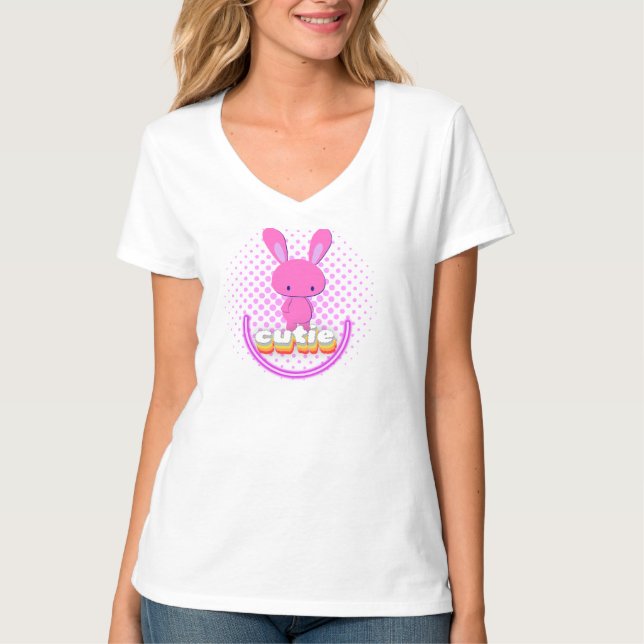 cute rabbit T-Shirt (Front)