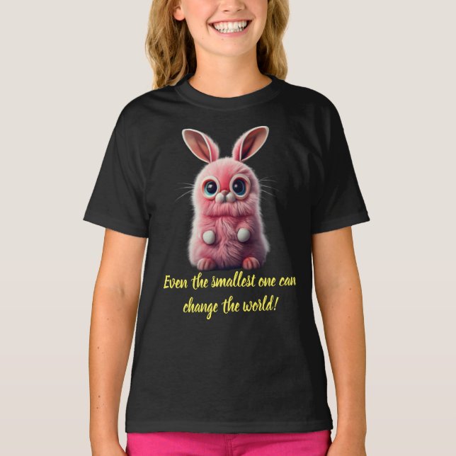 Cute Rabbit  T-Shirt (Front)