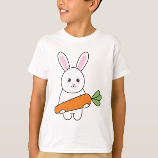 cute rabbit with carrot T-Shirt
