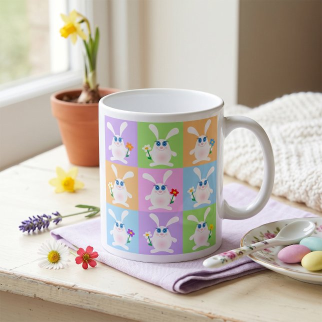 Cute Rabbits Coffee Mug (Creator Uploaded)