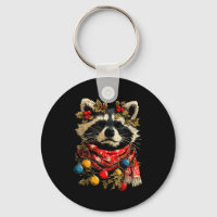 Cute Raccoon F Christmas Lights Festive Forest Ani