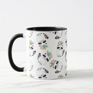 Cute Raccoons Pattern Mug
