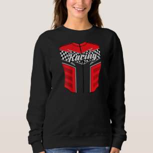 Cute Race Car Driver Halloween Costume Drag Racer Sweatshirt