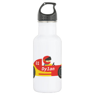 Cute Race Car For Boys 532 Ml Water Bottle