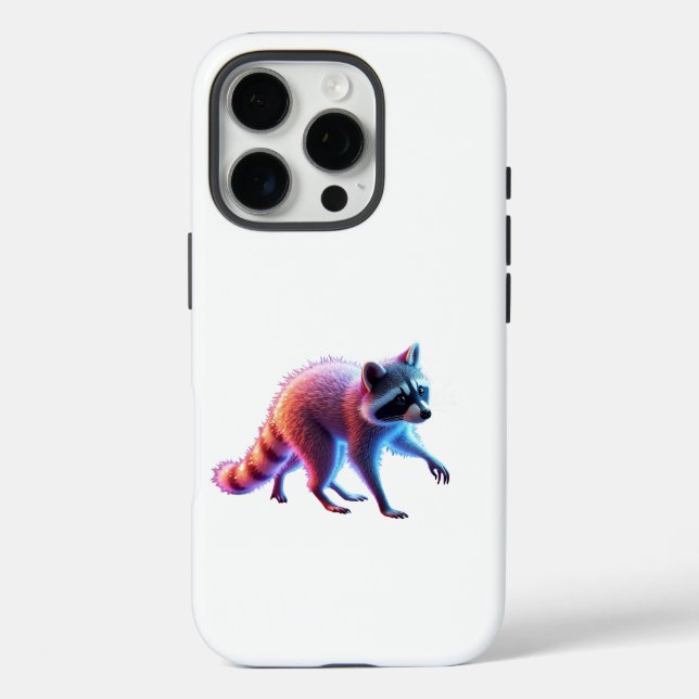 Cute Racoon Art Case-Mate iPhone Case (Back)