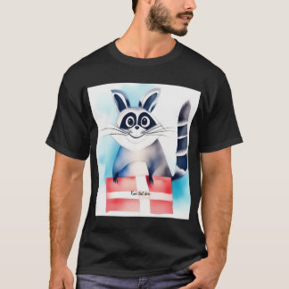 Cute racoon birthday gift T-Shirt