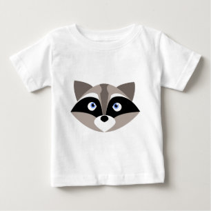 Cute Racoon Face Baby T-Shirt
